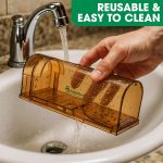 CaptSure™ 2-Pack Humane Mouse Traps Indoor for Home - Small Live Mouse Trap Catch and Release, Mice Traps for House Indoor & Outdoor - Reusable Catcher & No Kill Traps for Rodent/Voles - Image 5