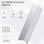 Blulu 2 Pcs Aluminium Garage Door Rodent Seal Guard Garage Door Side Seal - Image 4