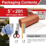 5 Inch×20 ft Copper Mesh Rodent Control, 100% Pure Copper Barrier - Image 3