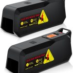 2 Pack Electric Mouse Traps Indoor for Home, Electronic Mouse Trap Zapper with Powerful Voltage, Touch-Free Disposal, Reusable Small Mice Catcher for Kitchen, Bedroom, Garage and More