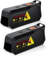 2 Pack Electric Mouse Traps Indoor for Home, Electronic Mouse Trap Zapper with Powerful Voltage, Touch-Free Disposal, Reusable Small Mice Catcher for Kitchen, Bedroom, Garage and More