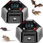 2 Pack Rodent Repellent Indoor Ultrasonic Mouse Repellent Plug in