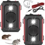 2 Pack Rodent Repellent for Car Engines, Ultrasonic Mouse Deterrent