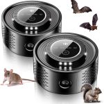 2 Pack Ultrasonic Mouse Repellent Plug in,Indoor Electronic Rodent Repeller