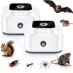 2 Pack Ultrasonic Rodent Repellent Plug in Electronic Mouse Repellent