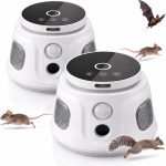 2 Pack Ultrasonic Rodent Repeller, Mouse Repellent Plug in for Indoor Use