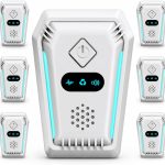 (2026 Upgraded) Ultrasonic Pest Indoor Repeller - Stronger Driving Force, Repellent for Mouse, Mice, Rats, Roaches, Ants, Spiders, Bugs, Plug-in Control Device, 3 Mode Switching (6 Pack)