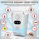 (2026 Upgraded) Ultrasonic Pest Indoor Repeller - Stronger Driving Force, Repellent for Mouse, Mice, Rats, Roaches, Ants, Spiders, Bugs, Plug-in Control Device, 3 Mode Switching (6 Pack) - Image 2