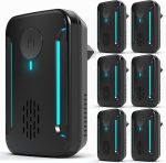 2026 Upgraded Ultrasonic Repeller & Insect Indoor Repeller, Ultrasonic and Repellent for Roach, Rodent, Mouse,Bugs,Mice,Spider,Ant,Electronic Plug in Pest Control,2 Mode Switching,6 Packs