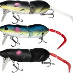 3Pcs Premium Topwater Mouse Fishing Lures - Realistic Bionic Rat Bait for Bass, Trout, Catfish, Pike, Perch - Freshwater & Saltwater Angling