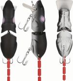 3Pcs Premium Topwater Mouse Fishing Lures - Realistic Bionic Rat Bait for Bass, Trout, Catfish, Pike, Perch - Freshwater & Saltwater Angling - Image 2