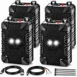 4 Pack Rodent Repellent for Car Engine,Ultrasonic Mouse Repellent for Cars