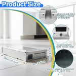 4 Packs Multi Catch Mice Container Clear Top Humane, Large, Silver - Image 2