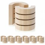6 Pcs Termite Bait Station Monitoring Wood Replacement Insert Termite Stakes Bait Stations Wood Bases for Garden, Farms Monitoring System Detects Activity No Termiticide Included