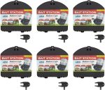 B&G Rodent Cafe Bait Station Kit with 6 Stations and 6 Universal Keys