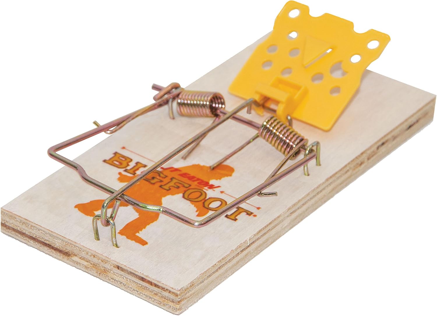 BIGFOOT Rat Size Snap Trap with Expanded Trigger – Heavy-Duty BIGFOOT Rat Size Snap Trap with Expanded Trigger – Heavy-Duty Wooden Rat Trap with Adjustable Sensitivity for Effective Rodent Control - Image 1