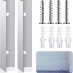 Blulu 2 Pcs Aluminium Garage Door Rodent Seal Guard Garage Door Side Seal