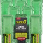 DoomBox™ Green Enclosed Mouse Trap | Keeps The Mess with The Mouse | Patented Click-It™ Closure Technology | Safe for Kids & Pets | Certified Child Resistant | Made in USA (10-Pack Green)