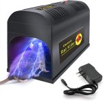 Electric Rat Trap Indoor for Home, 7000V Powerful Electronic Zapper Kills Rats, Mice & Voles – Waterproof Easy Clean & Reusable, No Poison No Smell, Humanely Eliminates Rodents Without Blood or Mess