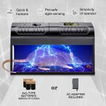 Electric Rat Trap Indoor for Home, 7000V Powerful Electronic Zapper Kills Rats, Mice & Voles – Waterproof Easy Clean & Reusable, No Poison No Smell, Humanely Eliminates Rodents Without Blood or Mess - Image 2
