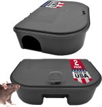 Exterminators Choice Mice Bait Station Boxes (2 Pack, with 1 Key)
