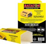 Glue Mouse Traps for Rats and Mice, Peanut Butter Scented Sticky Traps, Non-Toxic Pest Control, Indoor & Outdoor Use, 12 Pack