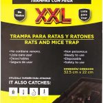 Glue trap for rats and mice, for extra large animals, without poison, non-toxic, you can release the animal just apply cooking oil. Easy to use indoor and outdoor use, Safe for people and pets
