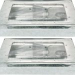 Humane Mouse Trap 2-Pack – No Winding or Resetting, Non-Jamming, Clear Window View, Silver, No-Kill Indoor Mouse Traps, Preferred by Professional Pest Controllers