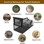 Humane Mouse Traps Indoor for Home,Live Mouse Trap Cage Indoor Outdoor Use - Image 2