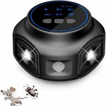 Indoor Ultrasonic Pest Repeller, 3 Ultrasonic Mode, 25-65 KHz