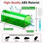 LULUCATCH Humane Mouse Traps 2 Pack, Live Catch and Release Rodent Traps - Image 2