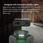 Mice Repellent Plug-ins, Rodent Squirrels Repellent Indoor Ultrasonic Pest Rodent Repeller Mouse Deterrent Rat Control for Home Attic Garage RV(Green) - Image 2
