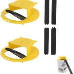 Mouse Bucket Trap, Auto-Reset Bucket Lid Mouse Trap, 5-Gallon Compatible, Efficient for Mouse Rat Trap,Multi Catch,Indoor and Outdoor(2Packs)