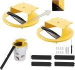 Mouse Bucket Trap Auto Reset Lid, Mouse Bucket Trap for 5 Gallon Bucket Reusable Rodent Control Tool for Indoor Outdoor Use, Home Garage Barn-2pcs1014