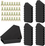 Mouse Station with Keys Black 32 Pack, Key Required Mouse Stations, Mice Stations, Keeps Children and Pets Safe Indoor & Outdoor