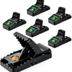 Mouse Traps Indoor for Home, Reusable Snap Traps for Mice, Easy to Set, No Touch Design, Plastic Mouse Trap for Kitchen, Garage, House, Indoor and Outdoor Use（12 Pack）