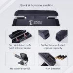 OWLTRA EMZ Plus Indoor Electric Mouse Trap, Instant Kill Rodent Zapper with Dual Entrances and Pet Safe Trigger, Black - Image 2