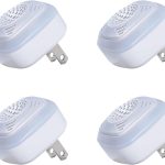 OWLTRA OW-5 Ultrasonic Rodent Repellers 4 Pack, Effectively Repel Rodents While 100% Silent & Safe to Humans and Non-Rodent Pets, White