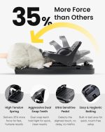 OWLTRA in-/Outdoor Safe Extra Large Plastic Tunnel Snap Rat Trap 2PCS, Instant Kill Rodent Snap Trap with Clear Tunnel Entry, Touch-Free Release, and Powerful Snap, Black - Image 2