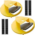 Pack 2 Bucket Lid Mouse Rat Trap, Mouse Catching Tool, Trap Door Style, Multi Catch, Auto Reset, Indoor Outdoor, 5 Gallon Bucket Compatible (Mixed)