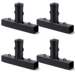 Qualirey 4 Pcs Rat Bait Stations Outdoor 15.2 x 10.6 Inch T Shaped Dual Entrances Mouse Box Vole Traps Compatible with Blocks Liquid or Granular for Outdoor Indoor