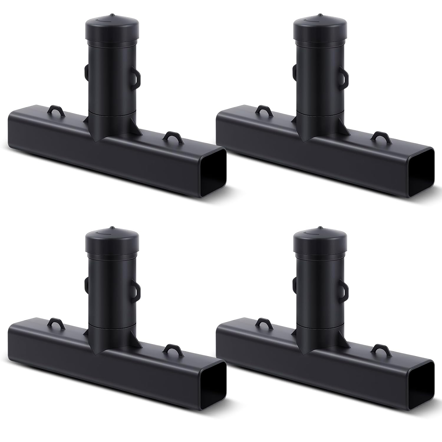 Qualirey 4 Pcs Rat Bait Stations Outdoor 15.2 x 10.6 Qualirey 4 Pcs Rat Bait Stations Outdoor 15.2 x 10.6 Inch T Shaped Dual Entrances Mouse Box Vole Traps Compatible with Blocks Liquid or Granular for Outdoor Indoor - Image 1