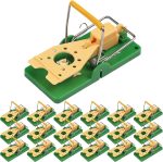 Qualirey 6 Pcs Mouse Capture Devices Plastic Snap Capture Tool