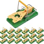 Qualirey 6 Pcs Mouse Capture Devices Plastic Snap Capture Tool