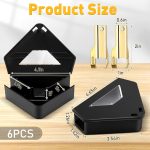 Qualirey 6 Pcs Upgraded Mouse Bait Station with Key & Visible Window Indoor Required Mouse Stations Mice Traps Boxes Station for Small Mice Indoor Outdoor, Keeps Children Safe, Bait Not Included - Image 2
