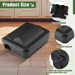 Reusable Rat Stations Large with Key and Bait Trays, 4 Pcs - Image 2