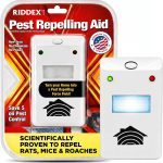 Riddex Plus Electromagnetic Pest Repeller Plug in for Home, Electromagnetic Pest Control Device for Mice, Rats & Roaches, Indoor Use, Non Toxic