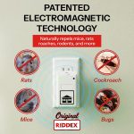 Riddex Plus Electromagnetic Pest Repeller Plug in for Home, Electromagnetic Pest Control Device for Mice, Rats & Roaches, Indoor Use, Non Toxic - Image 2
