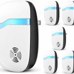 Ultrasonic Pest Indoor Repeller, Repellent for Mouse, Rats, Roaches, Spiders, Ants, Bugs, Plug-in Control Device, Silent Home (6 Pack)