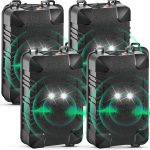 Under Hood Rodent Repeller with Strobe Light&3 Power Supply Methods, Professional Ultrasonic Mouse Repellent Rat Squirrel Deterrent for 12V Cars Trucks RV Engine Bay Warehouse Attic (No.0205(4 Pack))